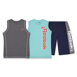 Reebok Double Vest and Shorts Set Juniors