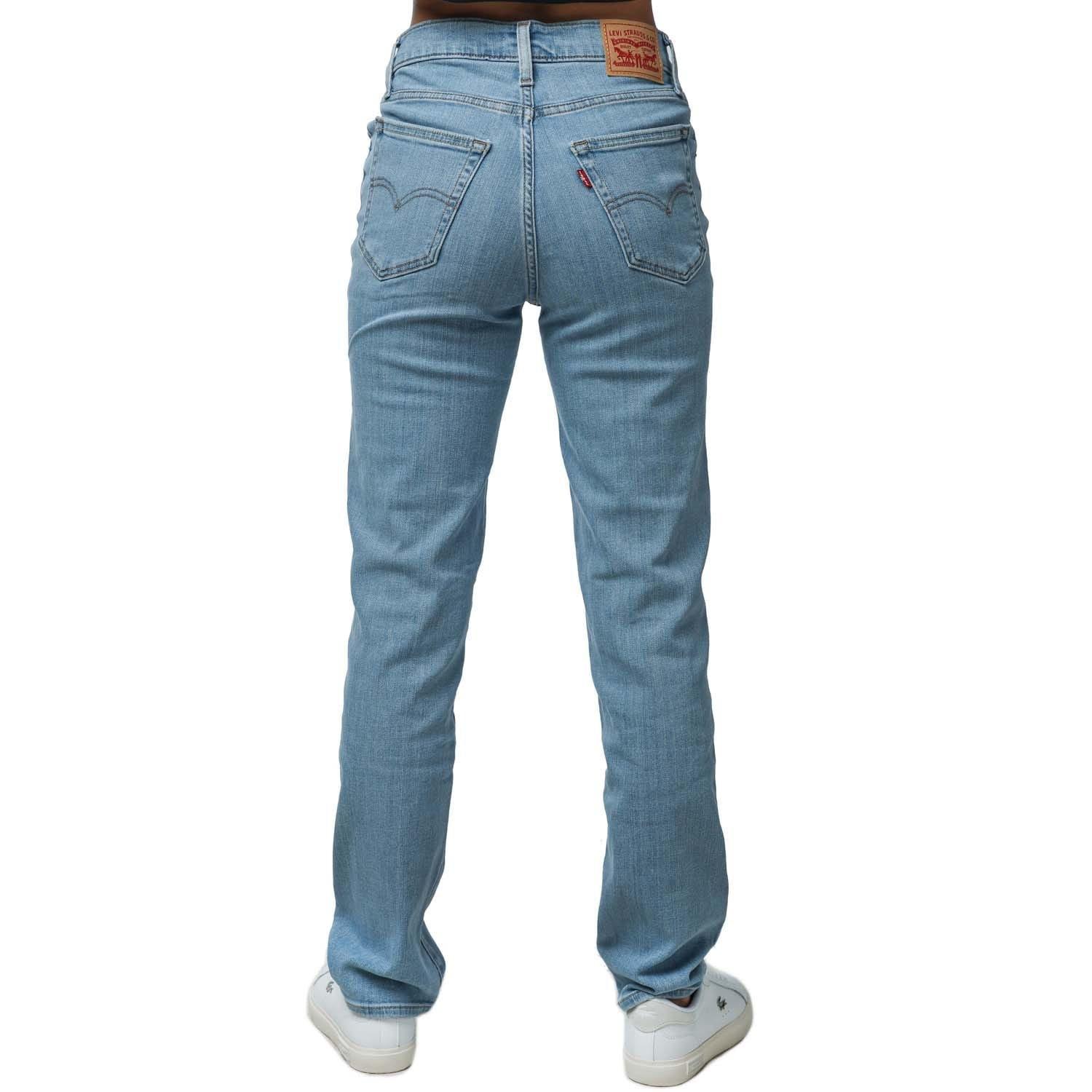 Light Blue - Levis - 724 High Rise Straight Jeans - 2