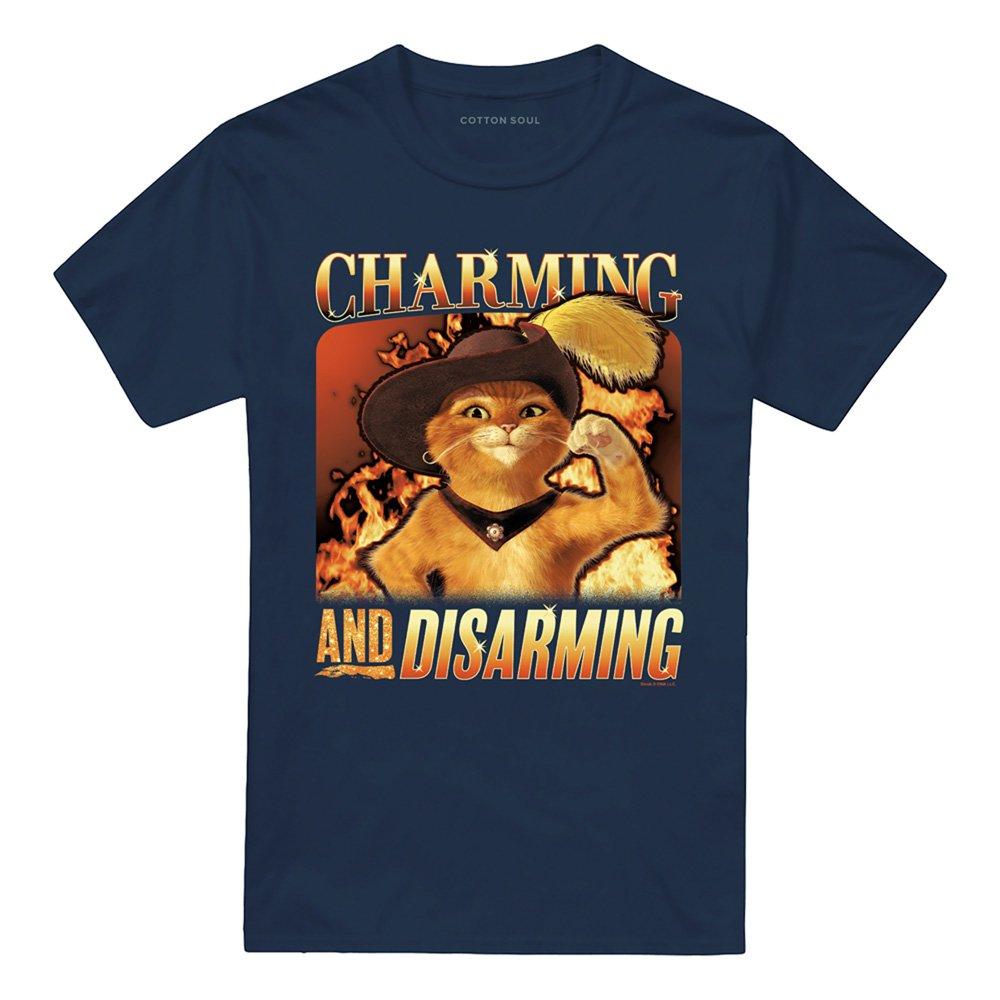 Navy - Other - Shrek Puss In Boots Bootleg Mens T-Shirt Navy - 4