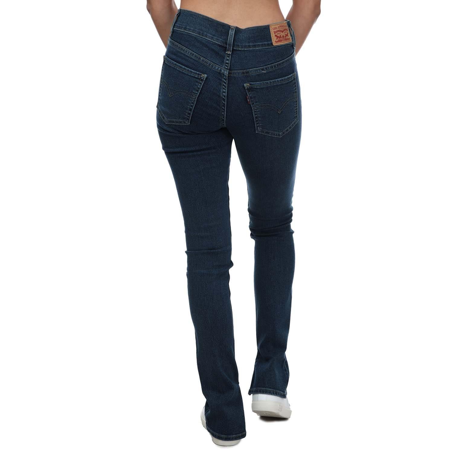 Dark Blue - Levis - 311 Shaping Skinny Slit Hem Jeans - 2