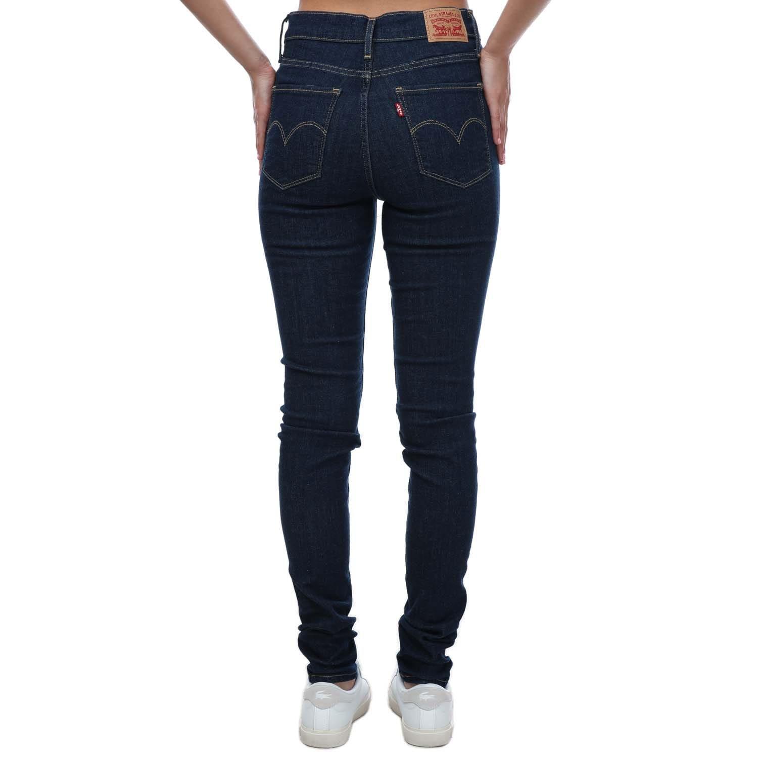 Dark Blue - Levis - 720 High Rise Super Skinny Rinsed Jeans - 2