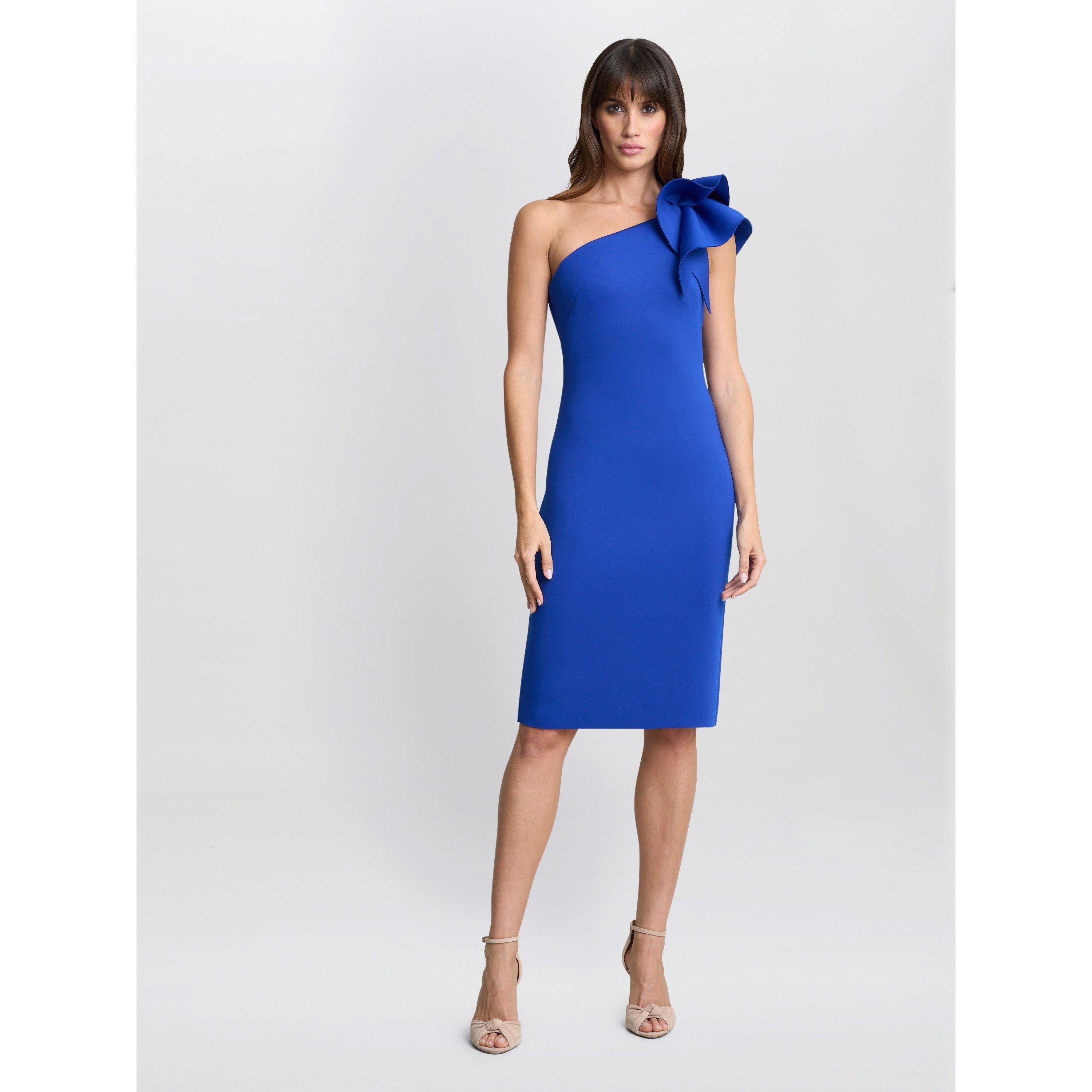 Cobalt - Gina Bacconi - Valentina Asymmetric Dress - 1
