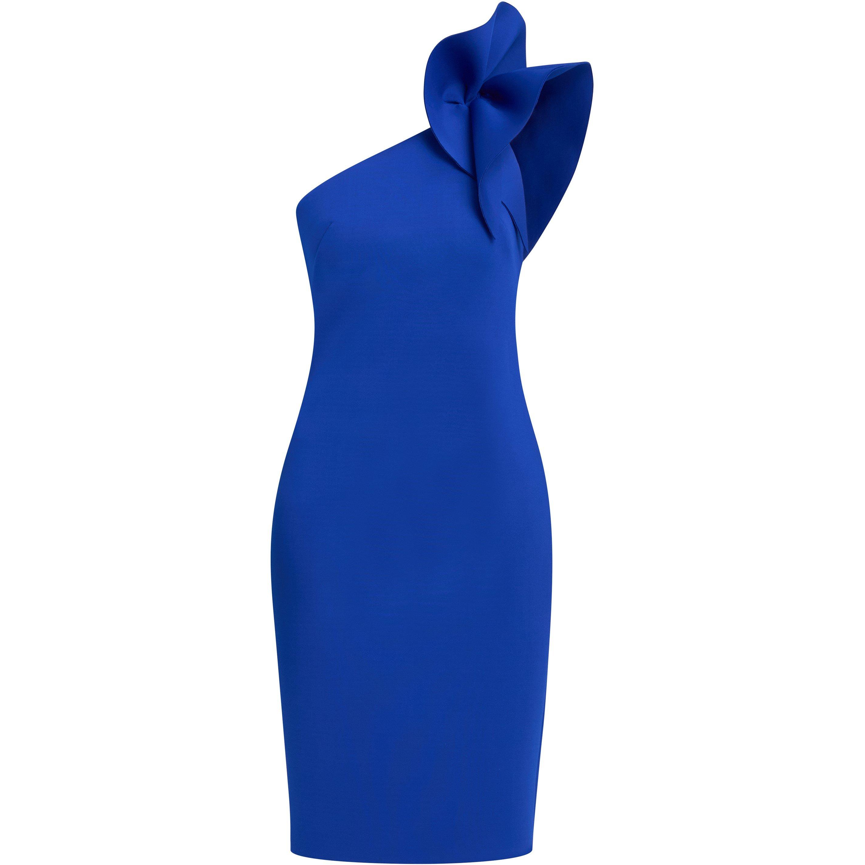 Cobalt - Gina Bacconi - Valentina Asymmetric Dress - 4