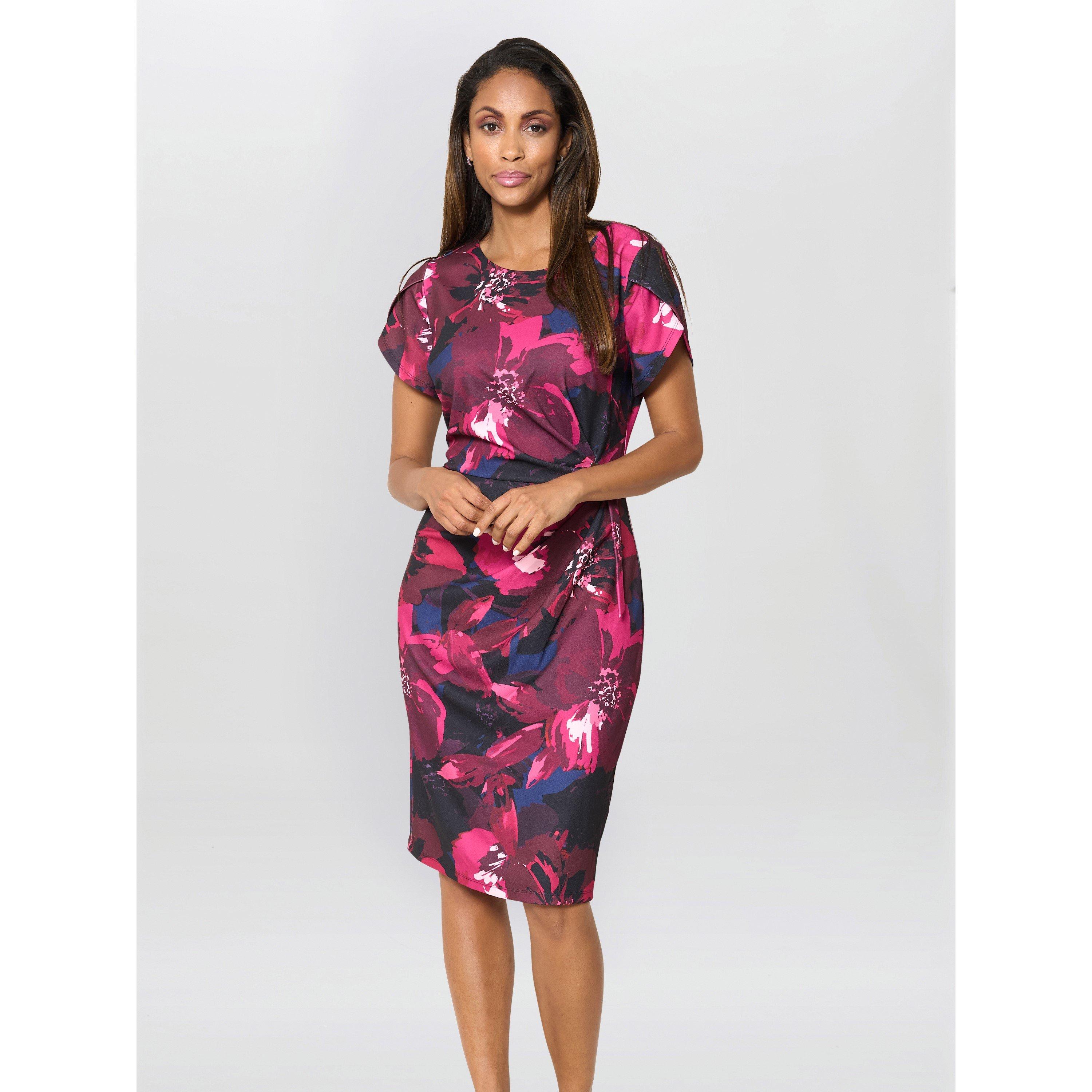 Multi - Gina Bacconi - Roby Floral Print Dress - 2