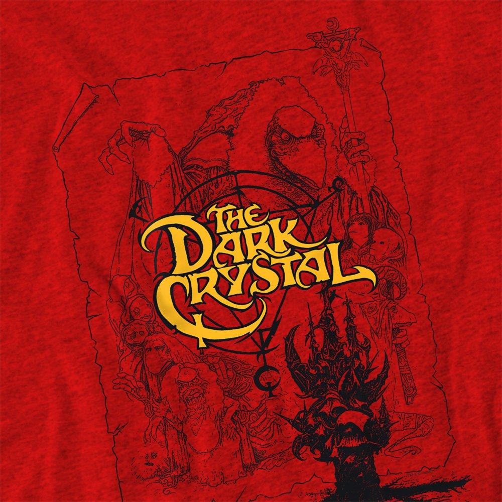 Red - Other - Dark Crystal Poster Lines T-Shirt Red - 2