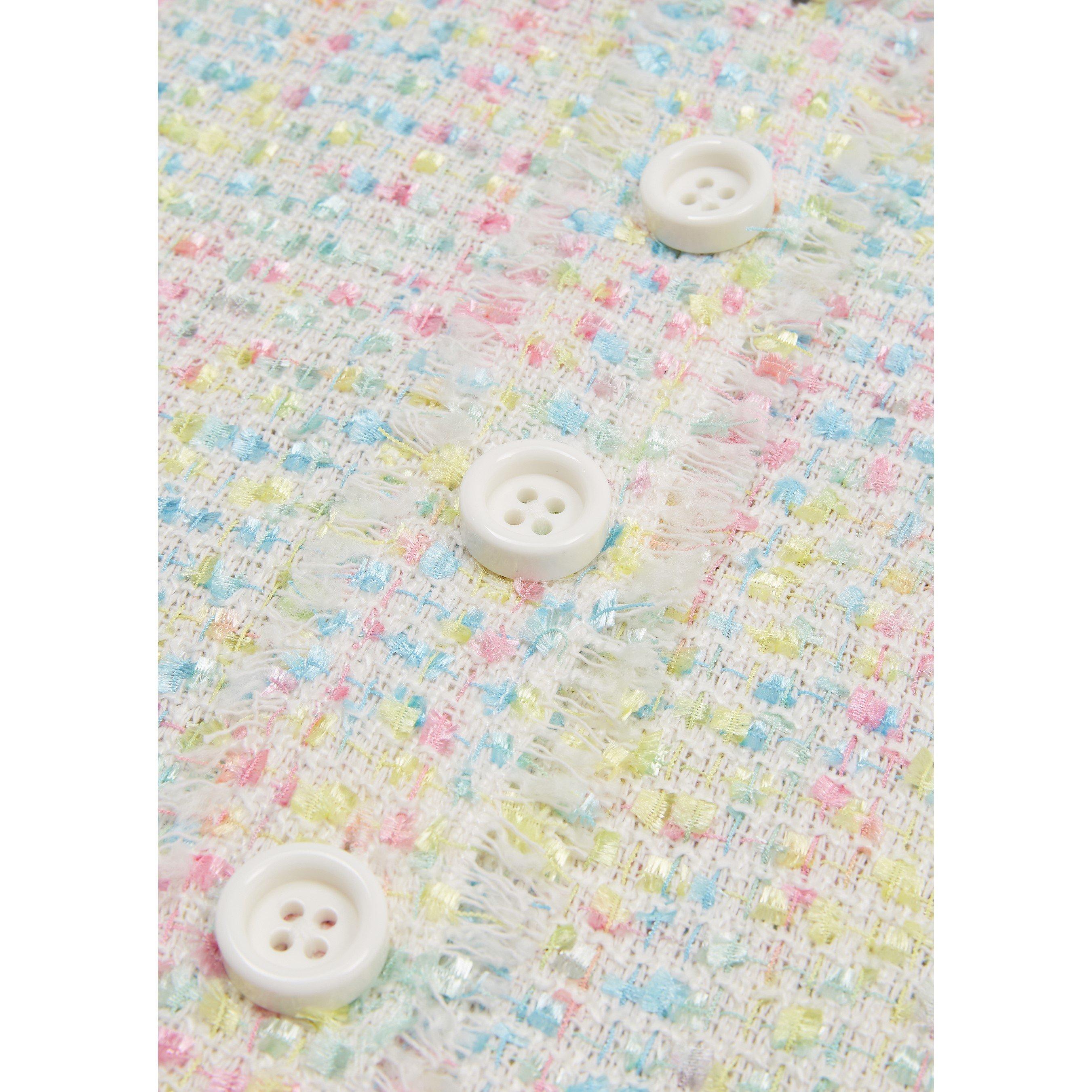 White Multi - Emporio Armani - Kids' Skater Skirt - 3