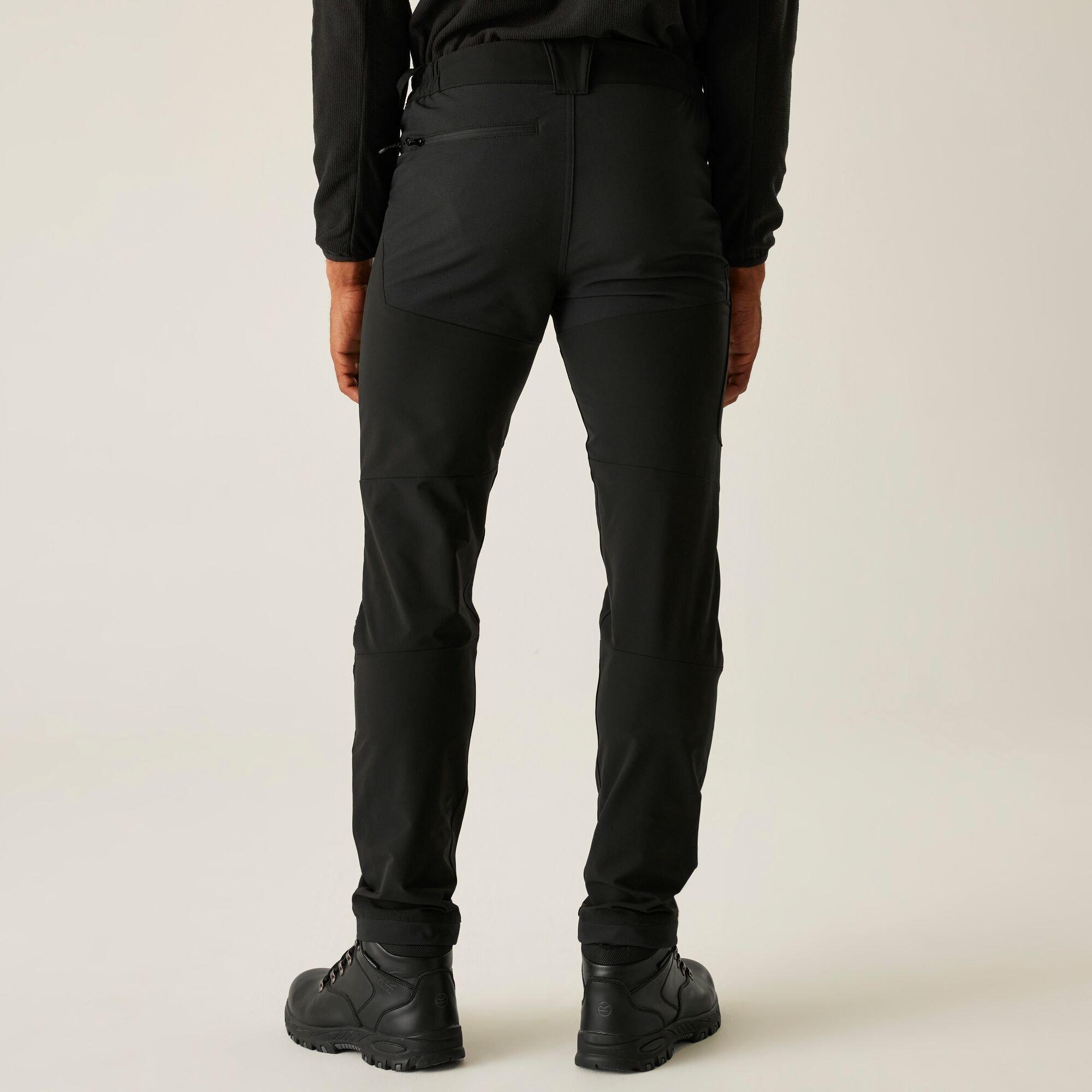 Black - Regatta - Mens Prolite Softshell Stretch Trousers - 2