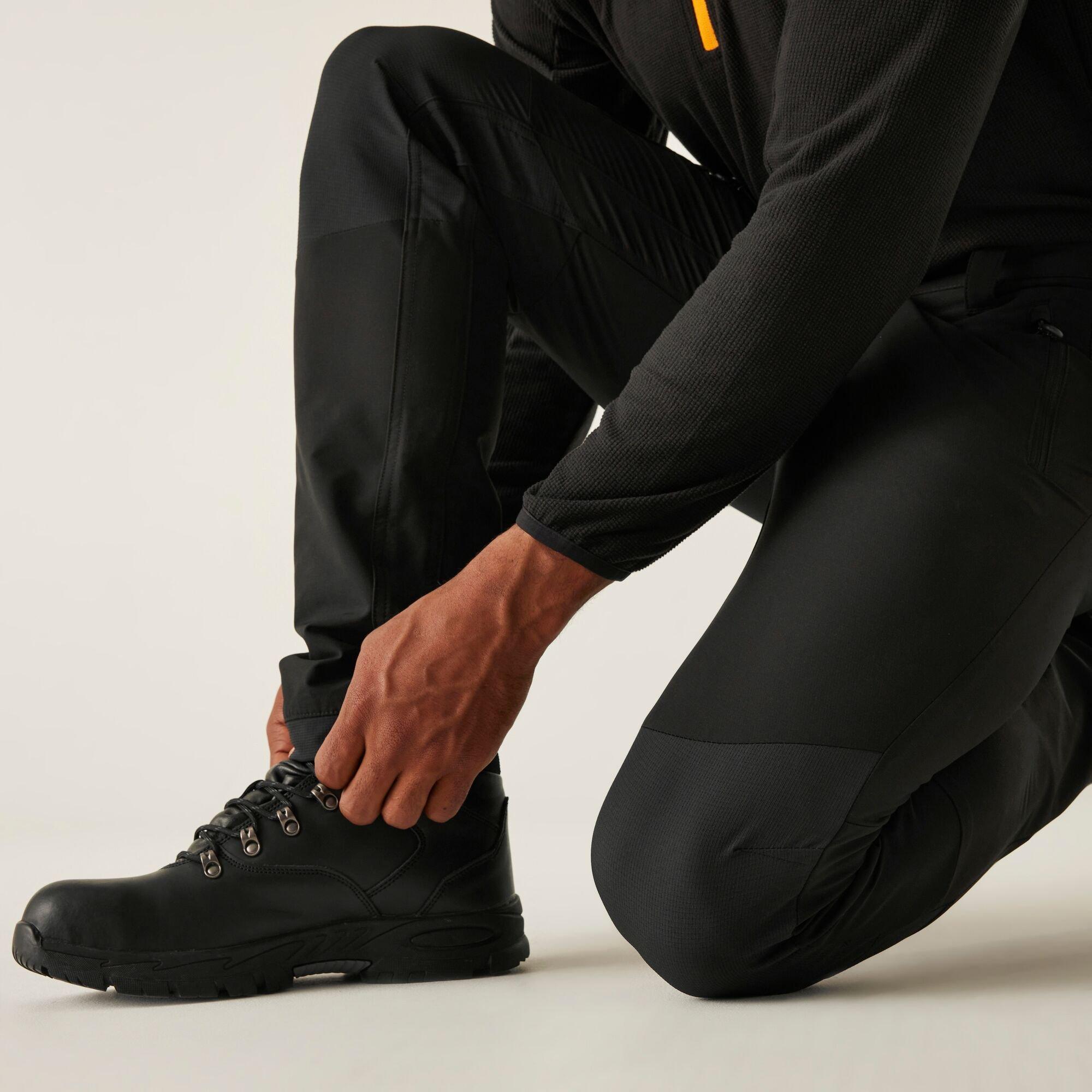 Black - Regatta - Mens Prolite Softshell Stretch Trousers - 5