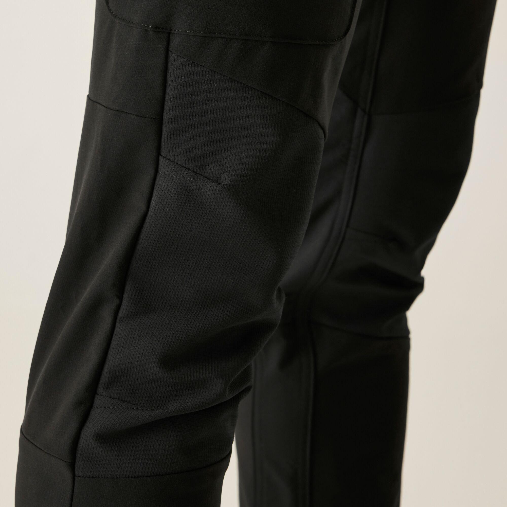 Black - Regatta - Mens Prolite Softshell Stretch Trousers - 6