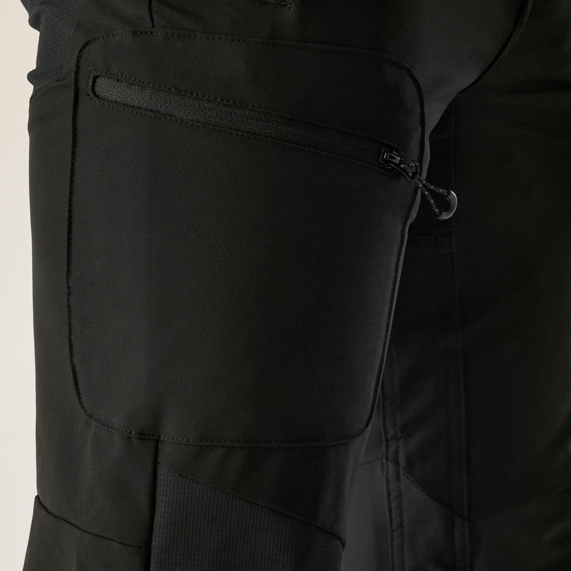 Black - Regatta - Mens Prolite Softshell Stretch Trousers - 7