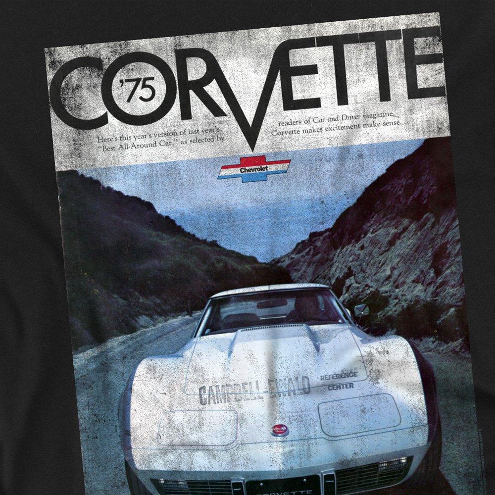 Black - Other - Chevy Corvette 75 Poster T Shirt Black - 2