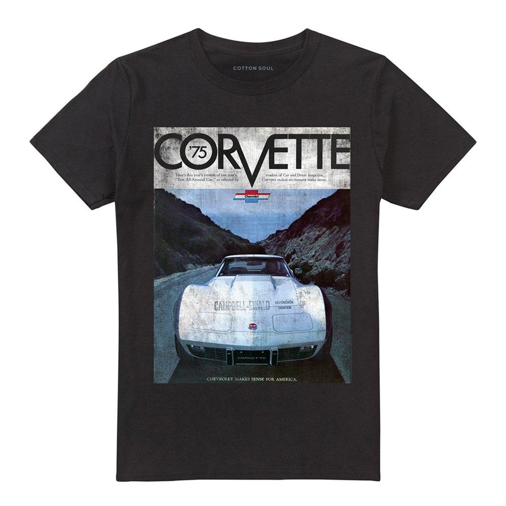 Black - Other - Chevy Corvette 75 Poster T Shirt Black - 4