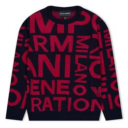 Emporio Armani Knitted Jumper Juniors