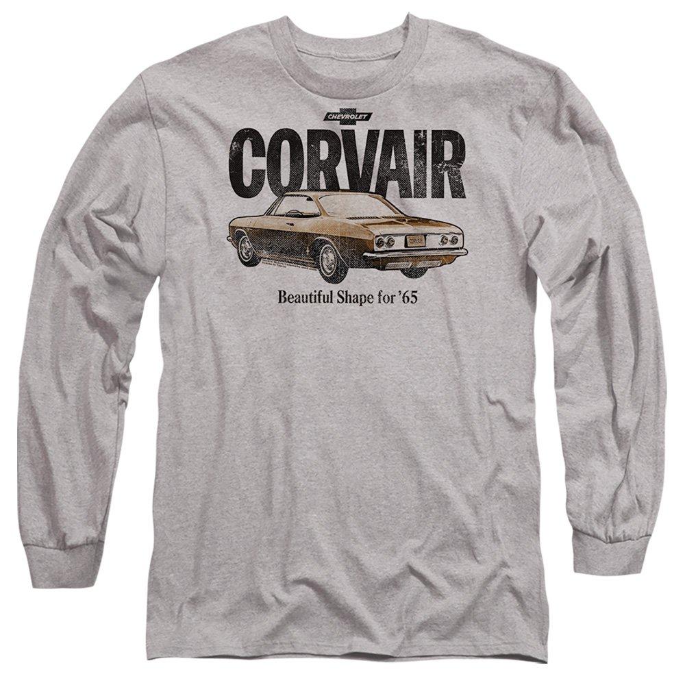 Grey - Other - Chevrolet Retro Corvair Long Sleeve T-Shirt Athle - 1