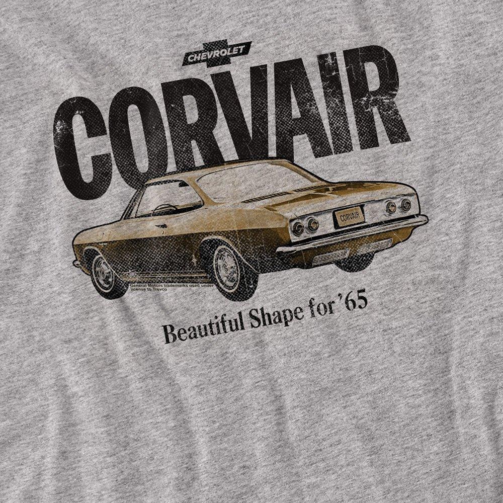 Grey - Other - Chevrolet Retro Corvair Long Sleeve T-Shirt Athle - 2