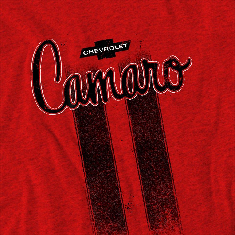 Red - Other - Chevrolet Camaro Stripes T-Shirt Red - 2