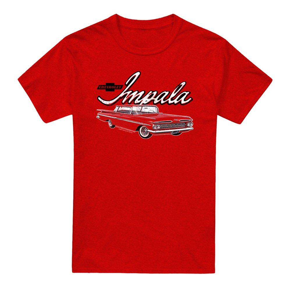 Red - Other - Chevrolet Classic Impala T-Shirt Red - 4