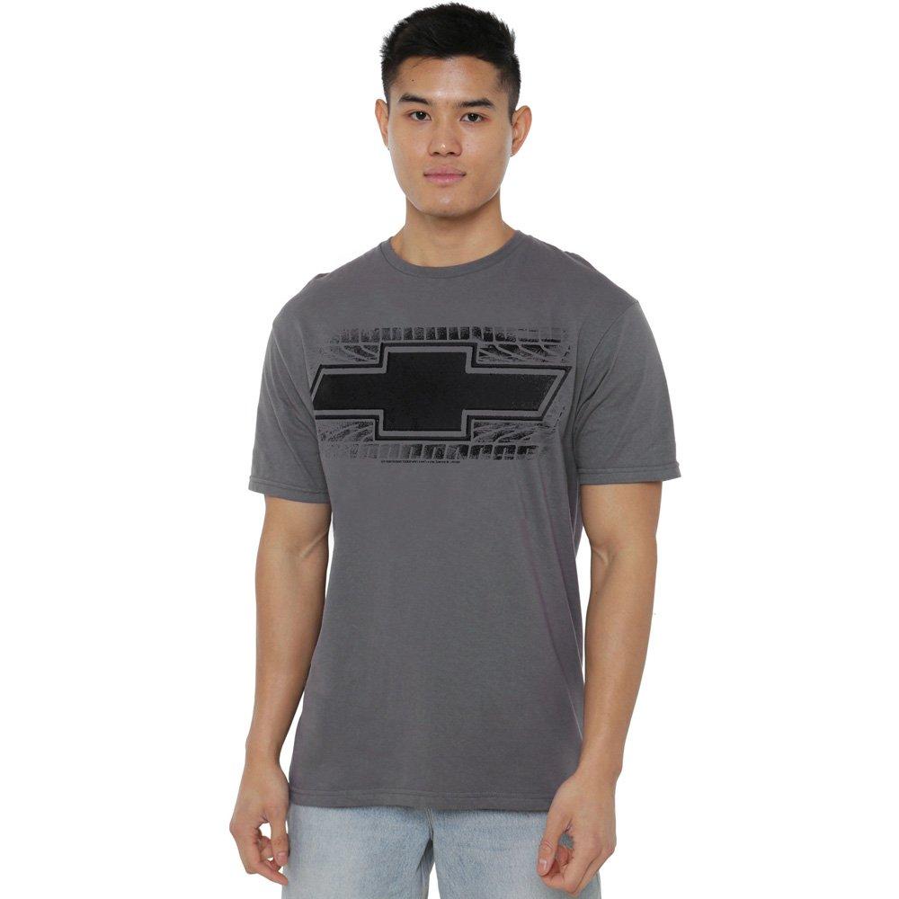 Grey - Other - Chevrolet Bowtie Burnout T Shirt Charcoal - 1
