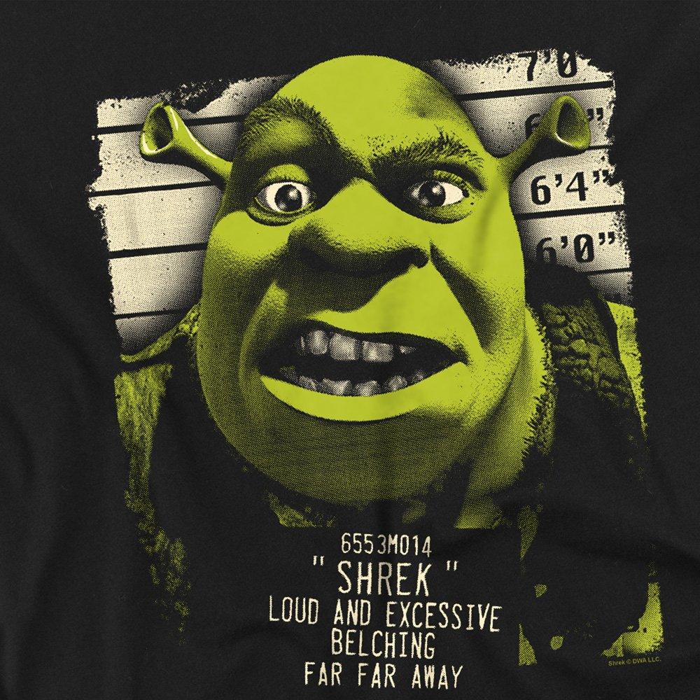 Black - Other - Shrek Ogre Mugshot Mens T-Shirt Black - 2