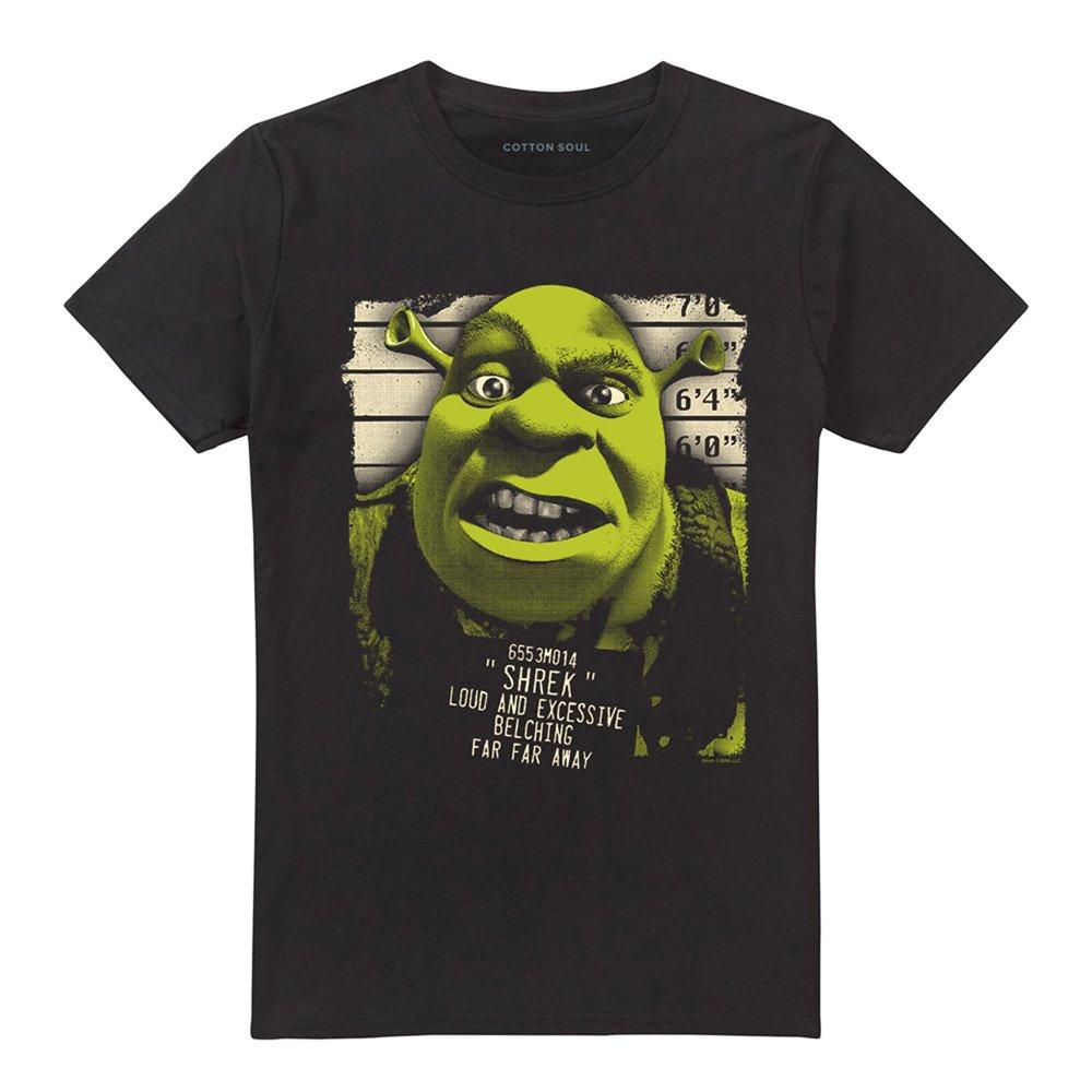 Black - Other - Shrek Ogre Mugshot Mens T-Shirt Black - 4