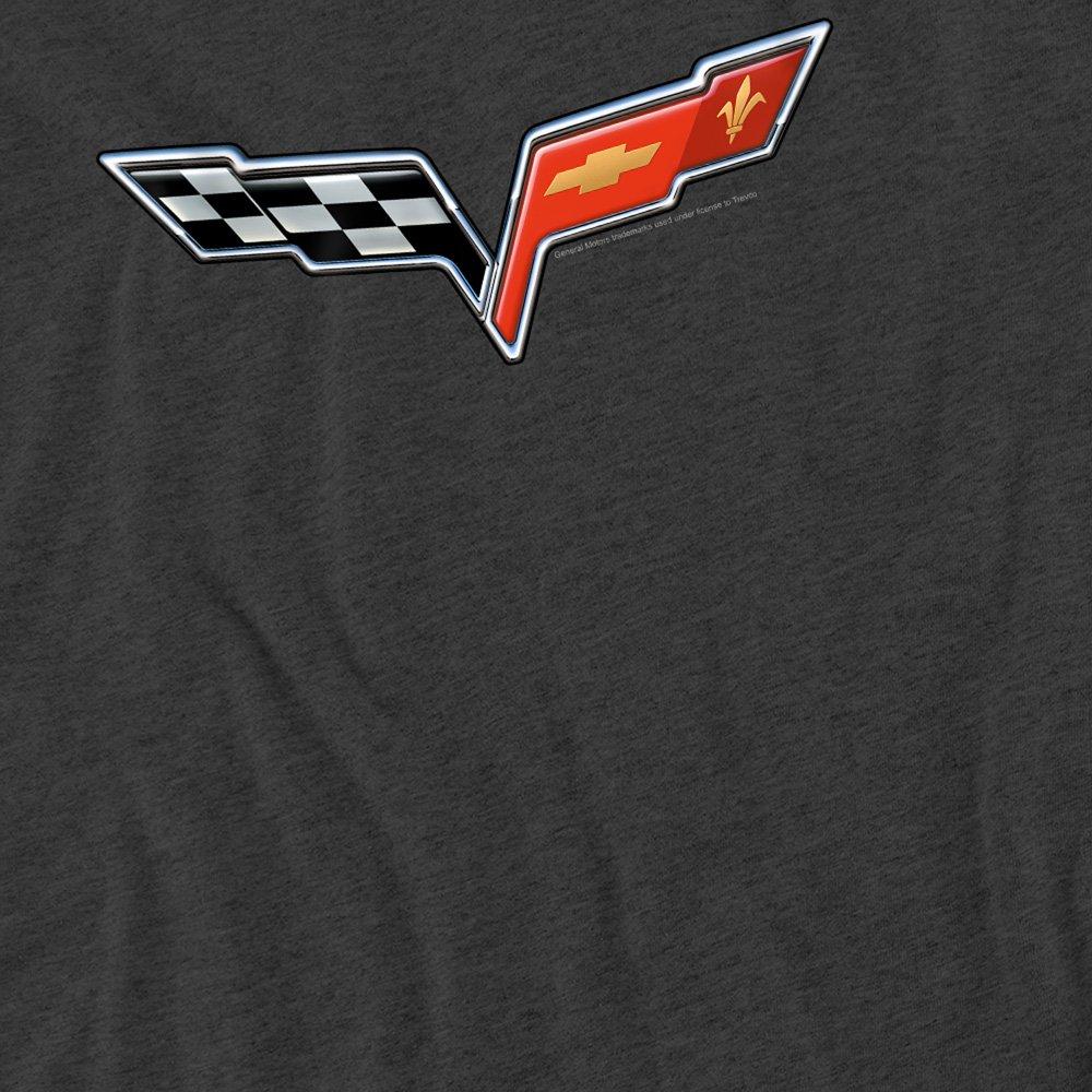 Grey - Other - Chevrolet The Vette Medallion T-Shirt Charcoal - 2