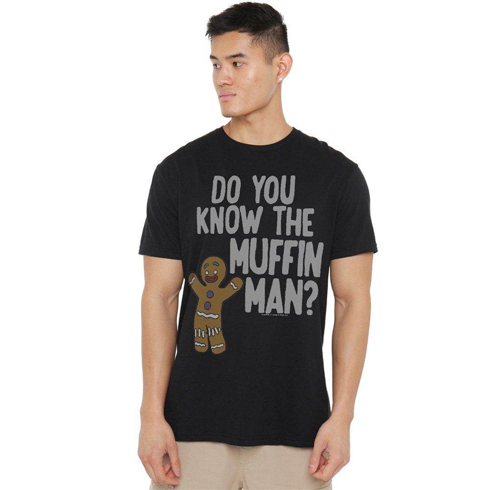 Black - Other - Shrek Muffin Man Mens T-Shirt Black - 1