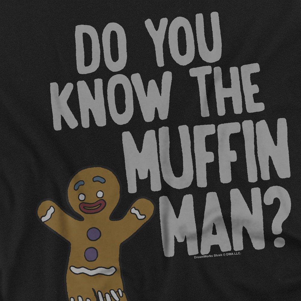 Black - Other - Shrek Muffin Man Mens T-Shirt Black - 2