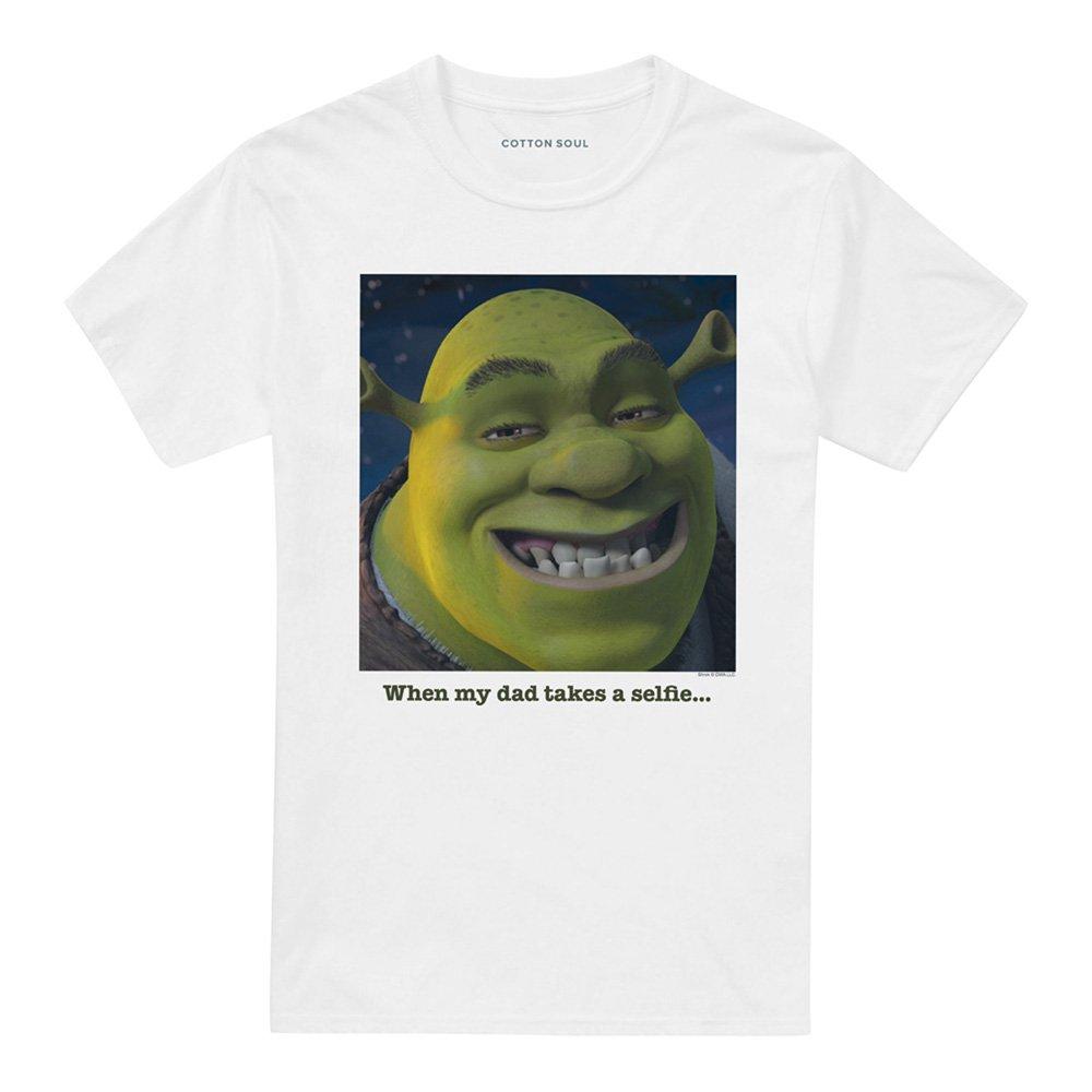 White - Other - Shrek Dad Takes A Selfie Mens T-Shirt White - 4