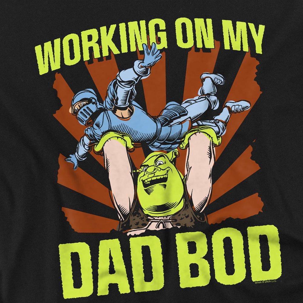 Black - Other - Shrek Working On My Dad Bod Mens T-Shirt Black - 2