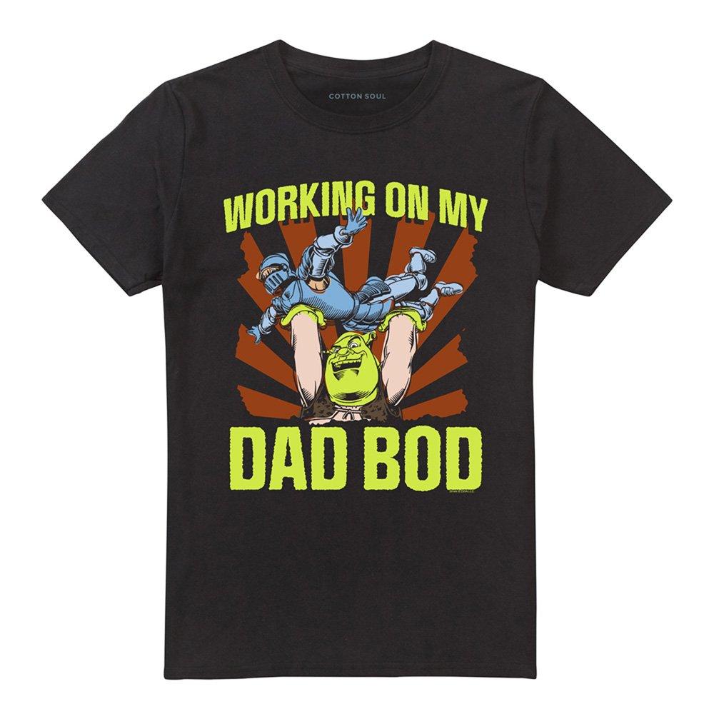 Black - Other - Shrek Working On My Dad Bod Mens T-Shirt Black - 4