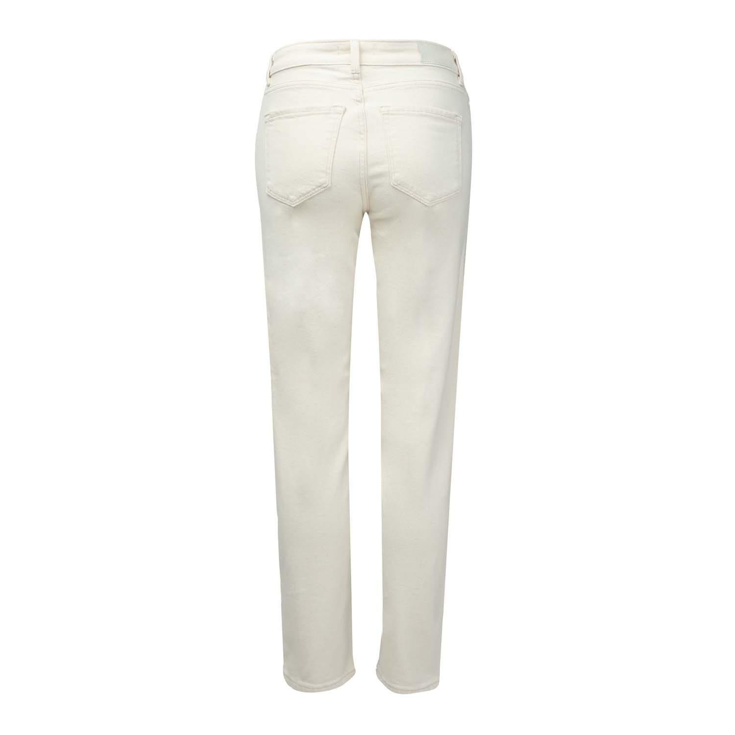 Ecru - Only - Emily Straight Fit High Waist Jeans - 2