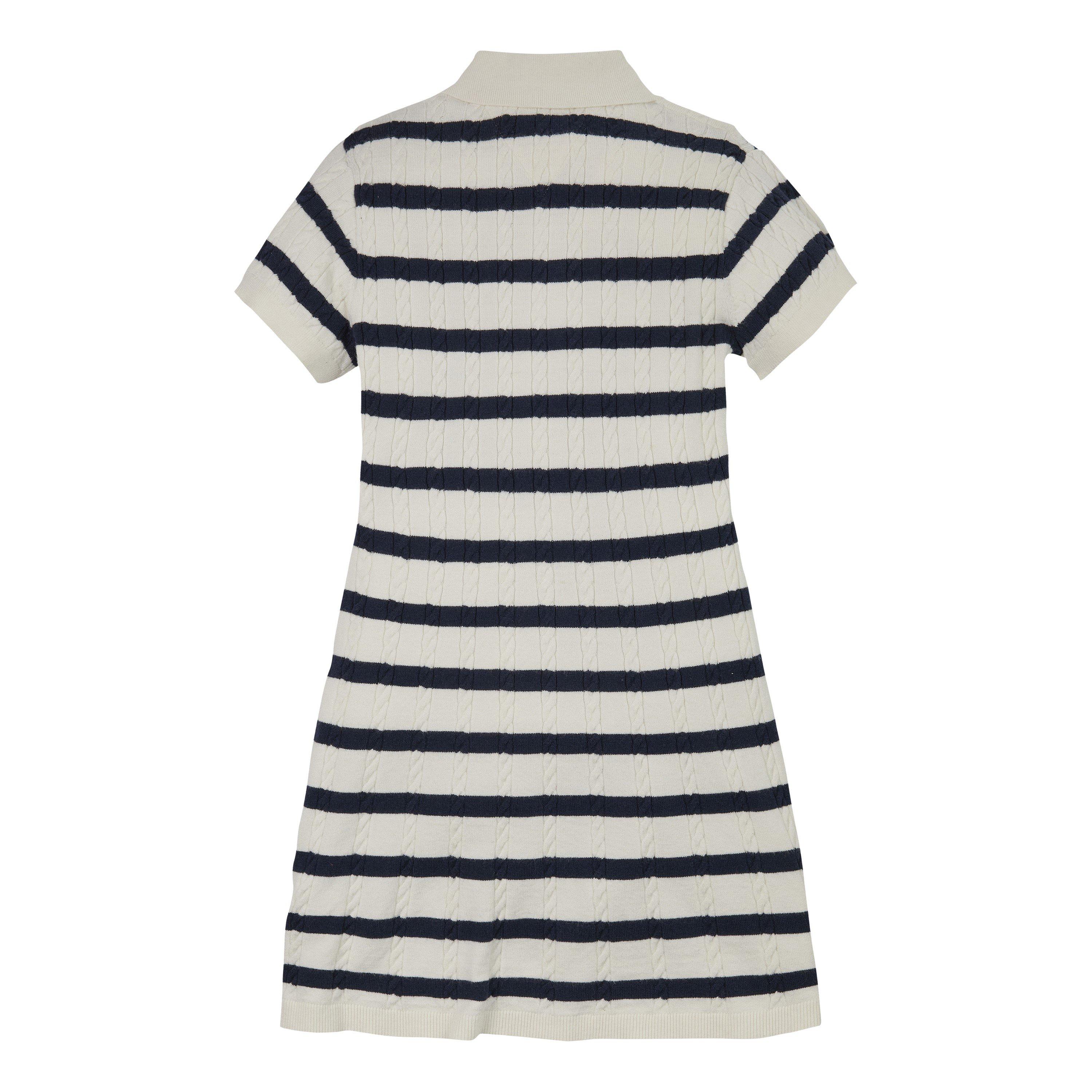 Righe 0AA - Tommy Hilfiger - Kids' Short-Sleeve Polo Dress - 5