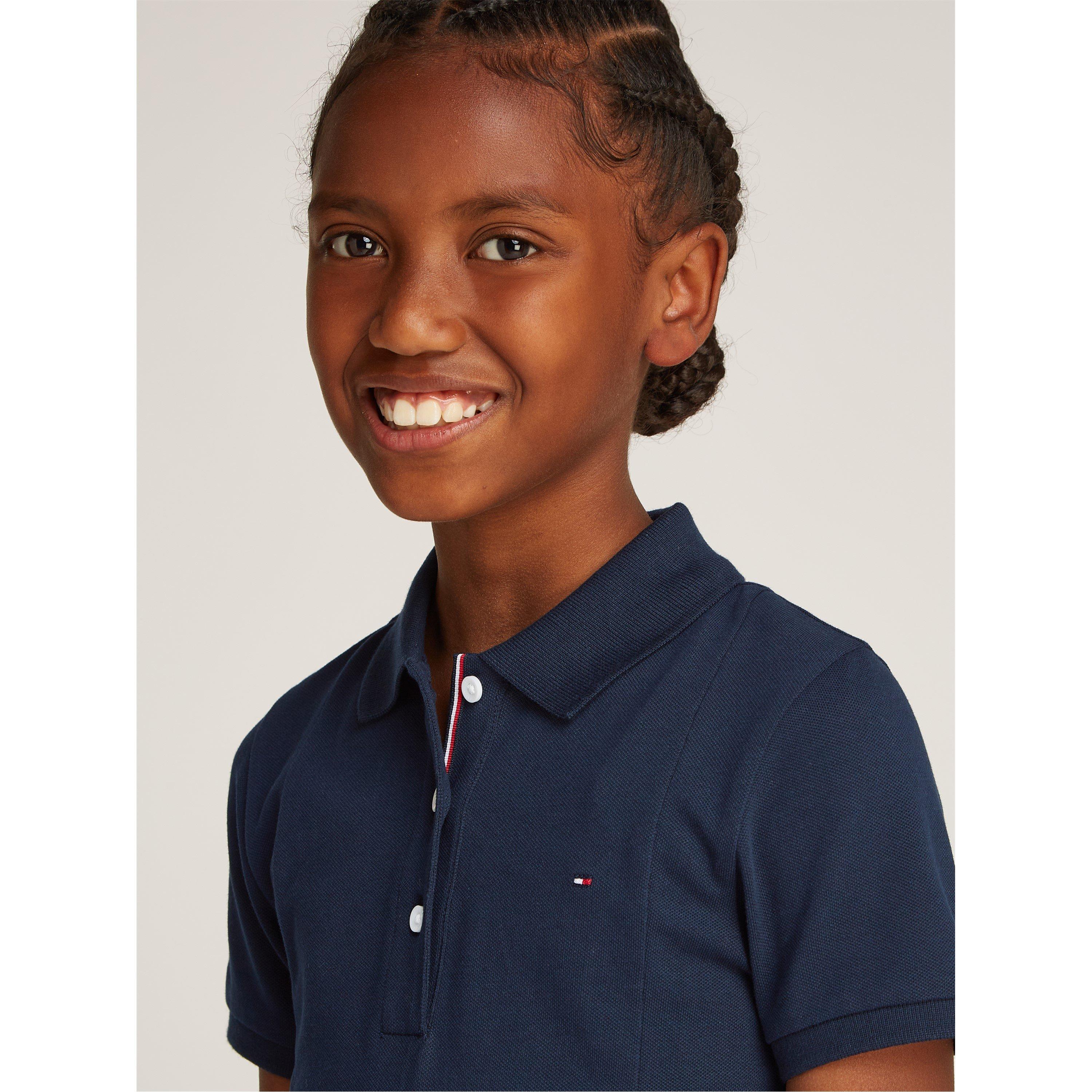 Navy C1G - Tommy Hilfiger - Kids' Short-Sleeve Polo Dress - 2