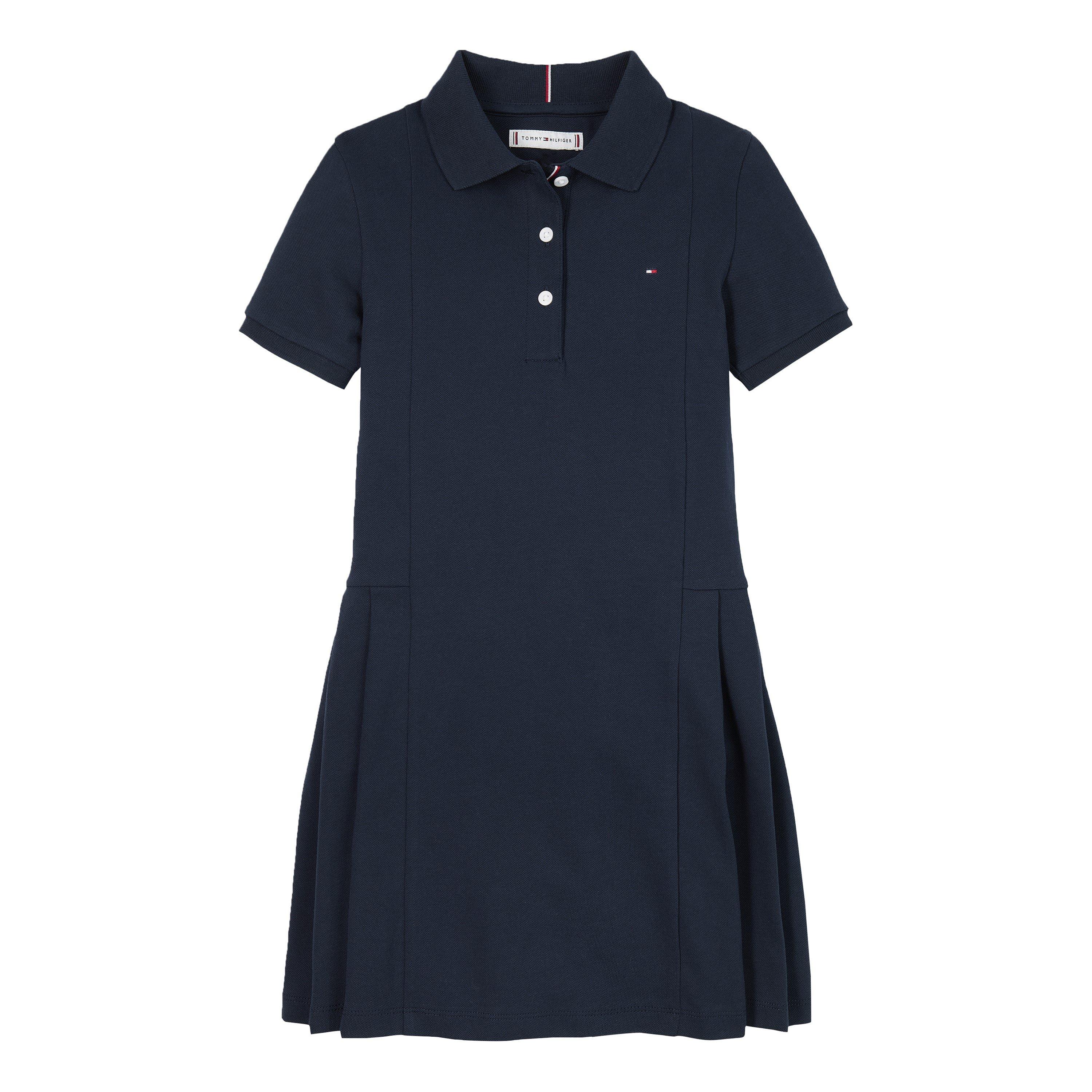 Navy C1G - Tommy Hilfiger - Kids' Short-Sleeve Polo Dress - 4
