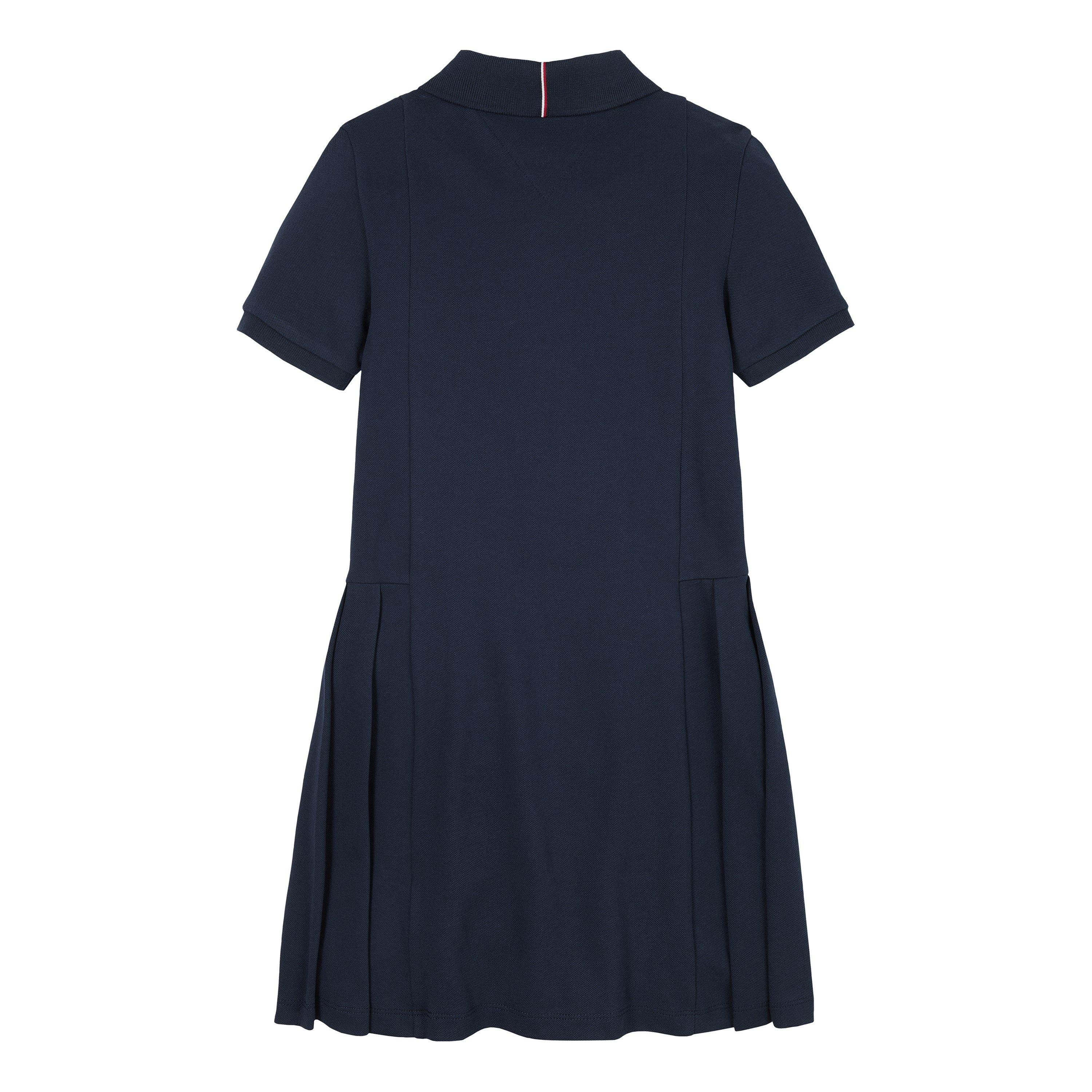 Navy C1G - Tommy Hilfiger - Kids' Short-Sleeve Polo Dress - 5