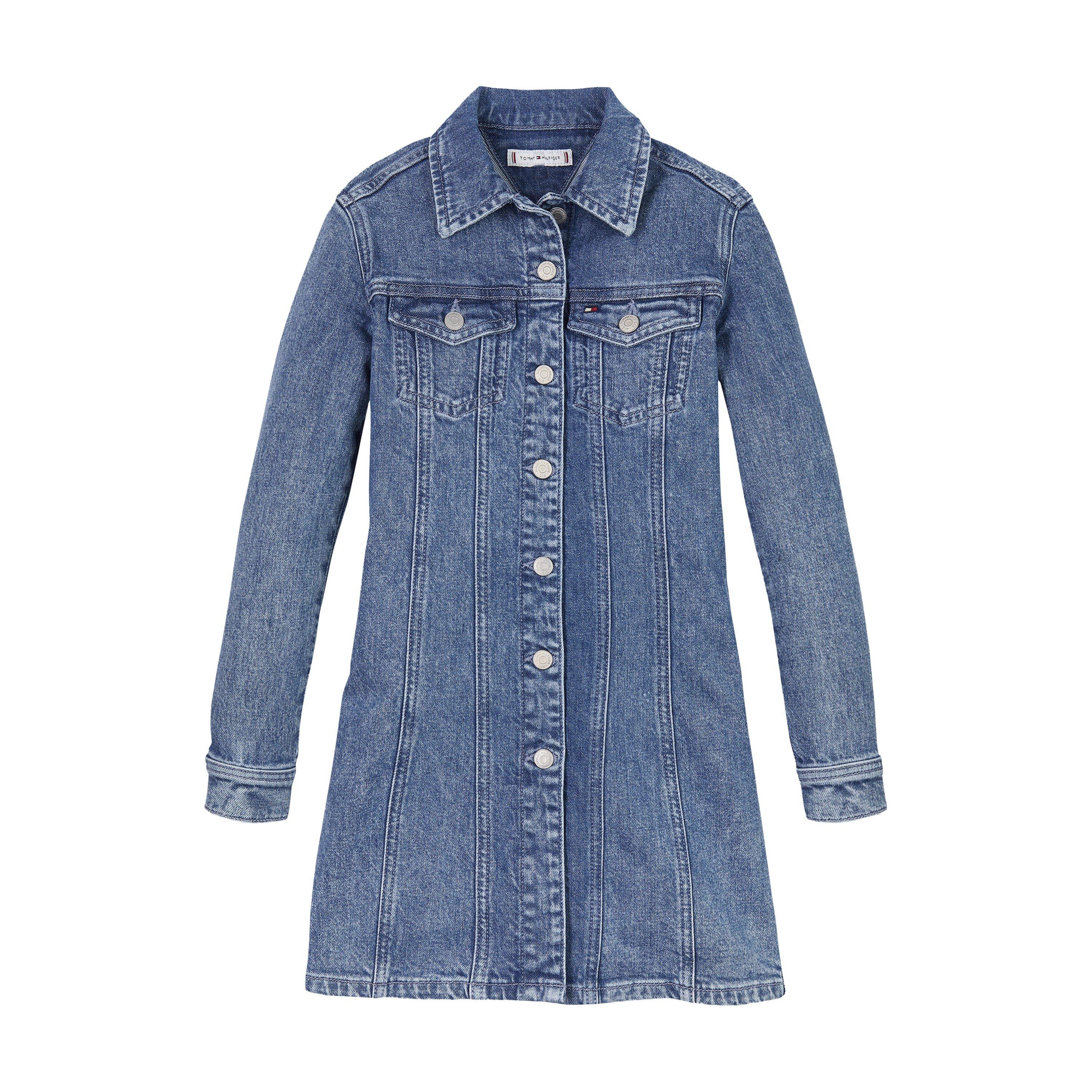 Sal Pim 1BJ - Tommy Hilfiger - Kids' Long-Sleeve Denim Dress - 4