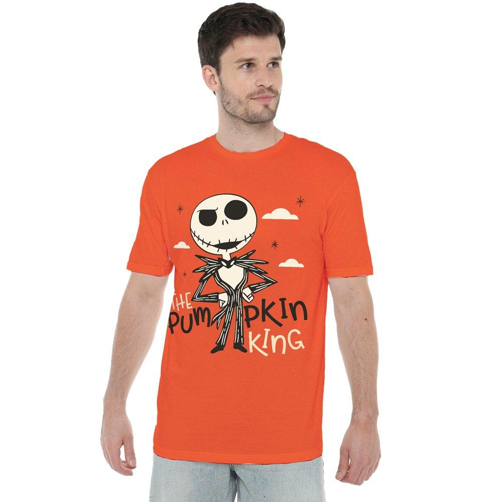 Orange - The Nightmare before Christmas - The Nightmare Before Christmas Pumpkin King Mens T - 1