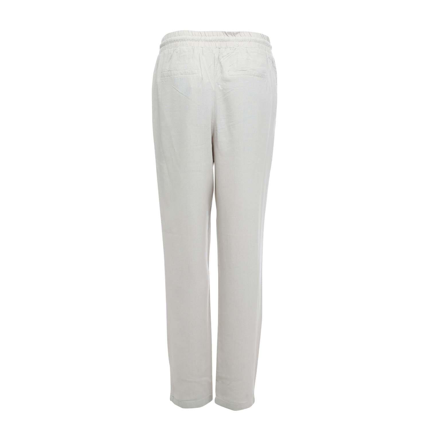 Natural - Vero Moda - Jesmilo Linen Blend Trousers - 2
