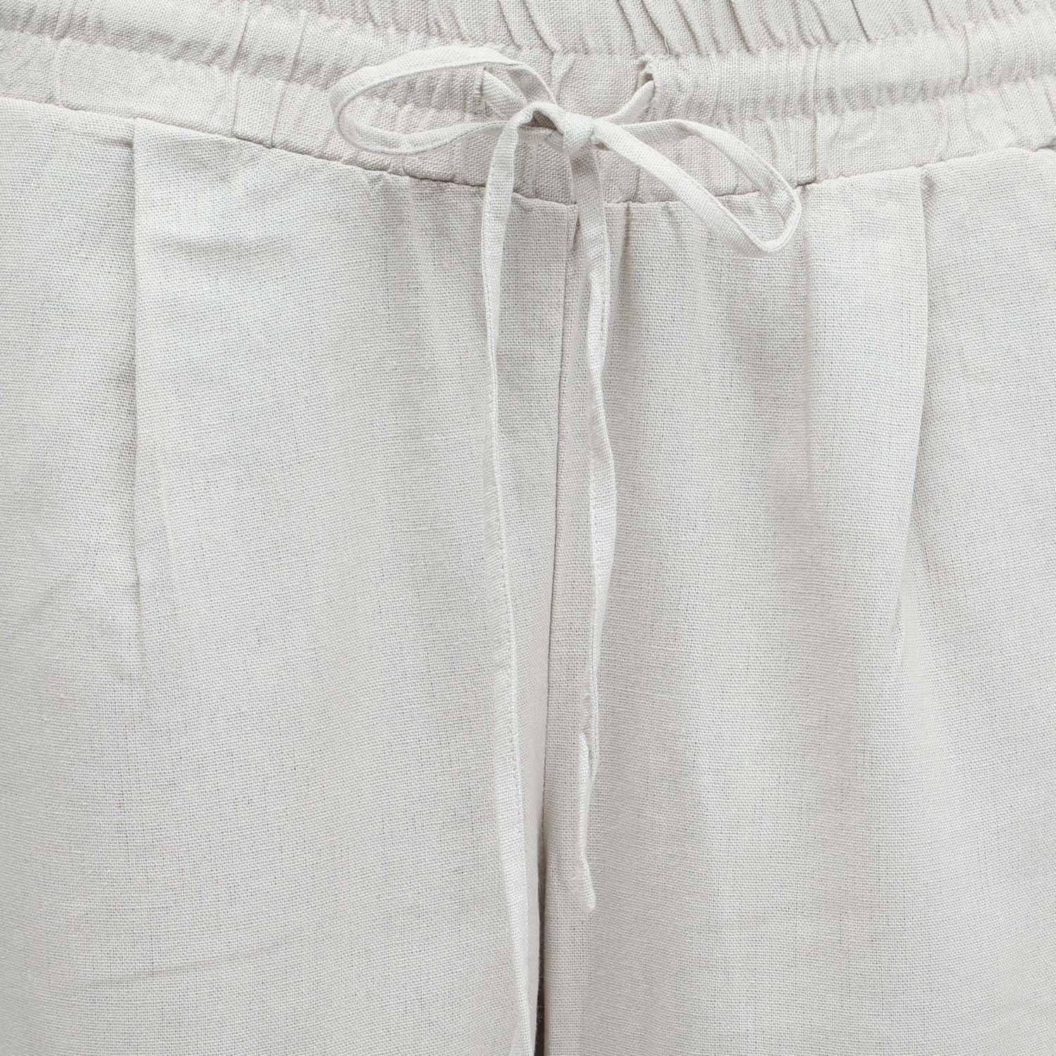 Natural - Vero Moda - Jesmilo Linen Blend Trousers - 3