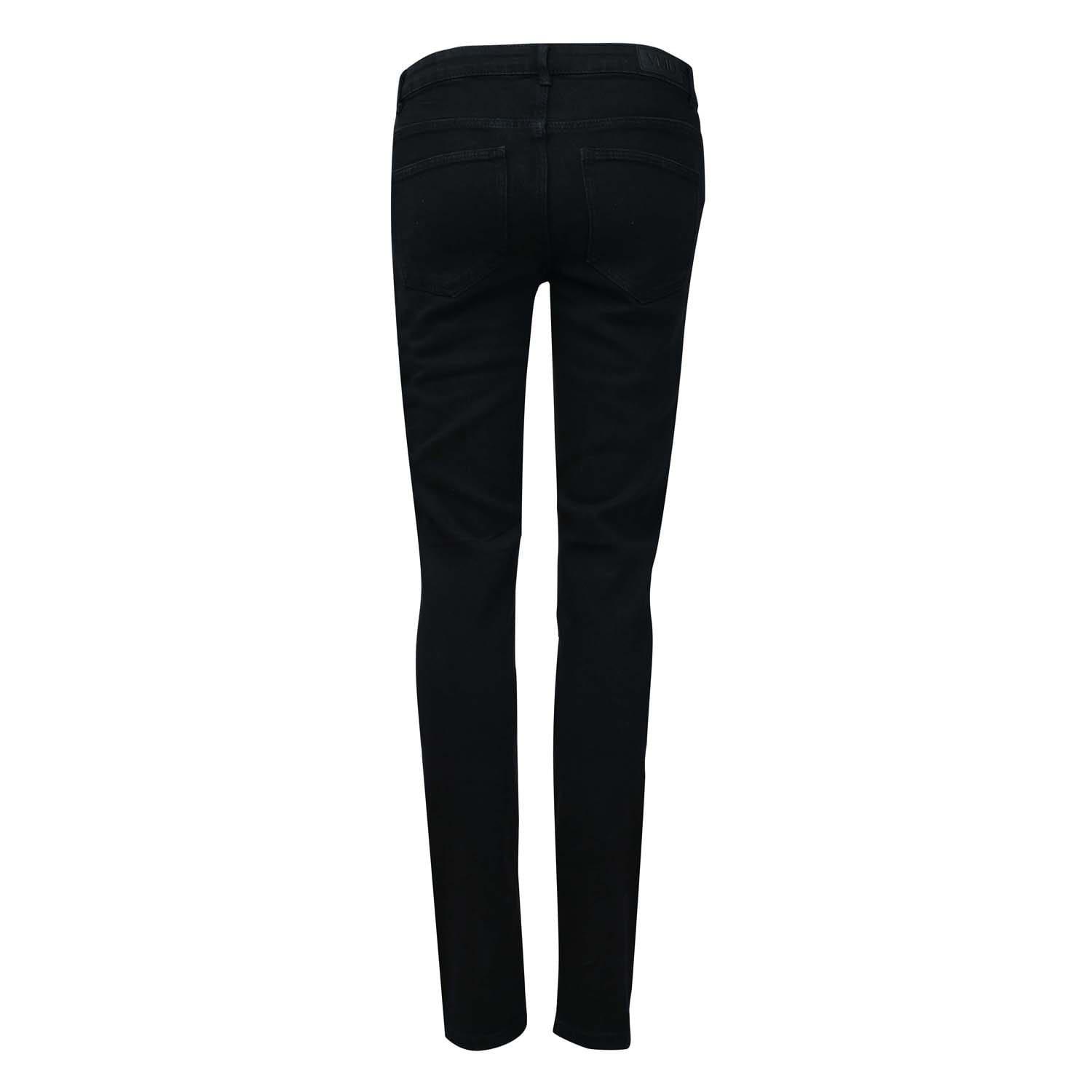 Black - Vero Moda - June Mid Rise Skinny Jeans - 2