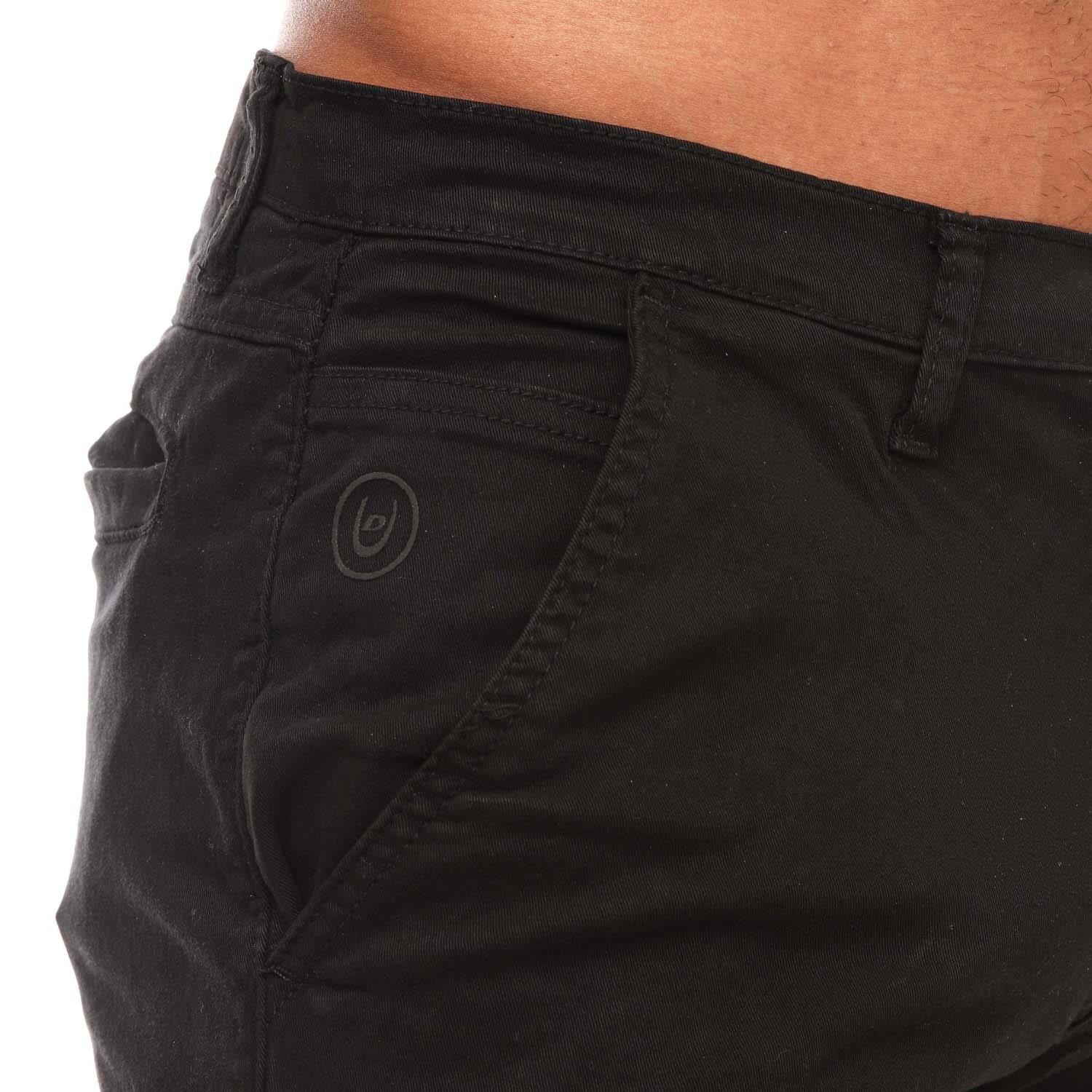 Black - Duck and Cover - Moreshore Chino Shorts - 3