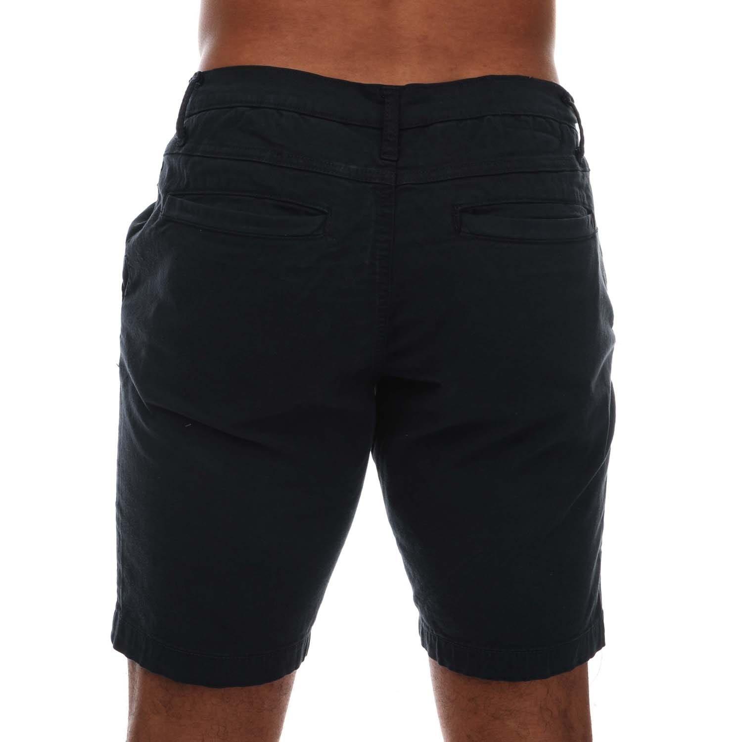 Navy - Duck and Cover - Moreshore Chino Shorts - 2