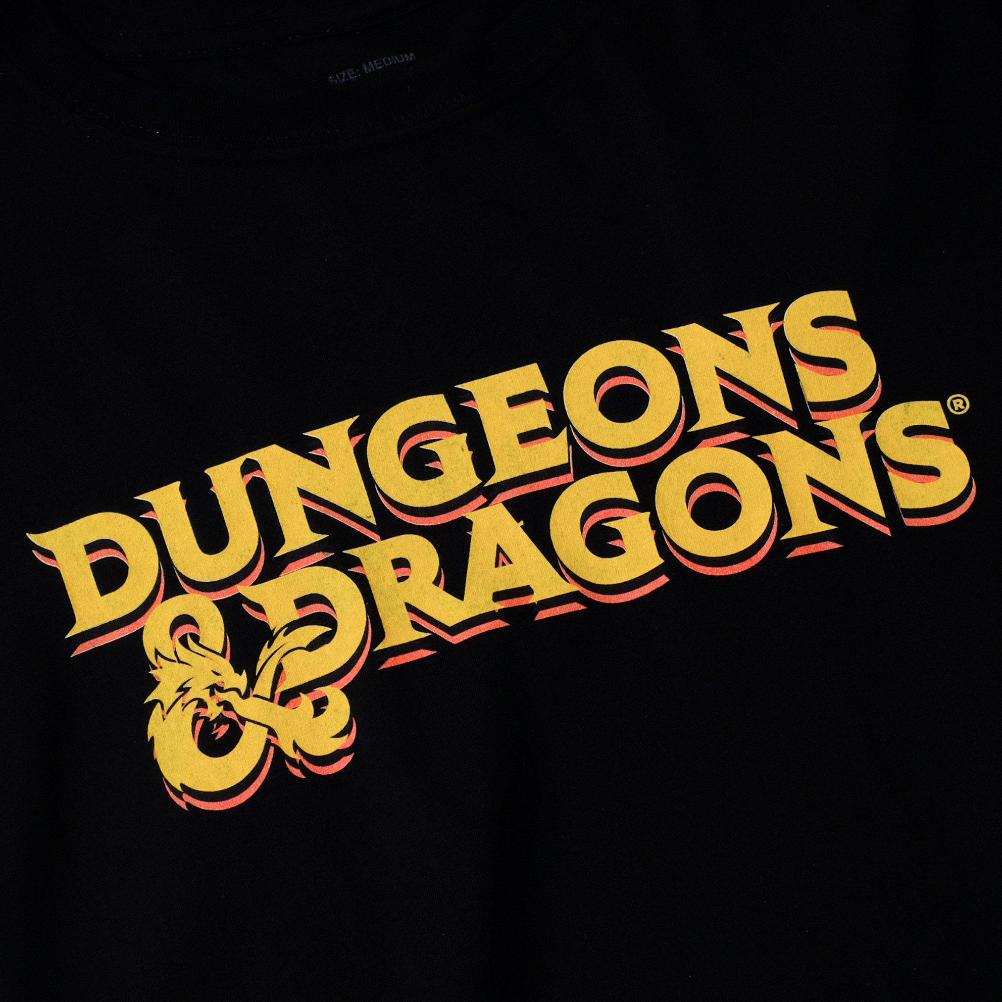 Black - Dungeons and Dragons - DUNGEONS & DRAGONS - 70S LOGO - 6