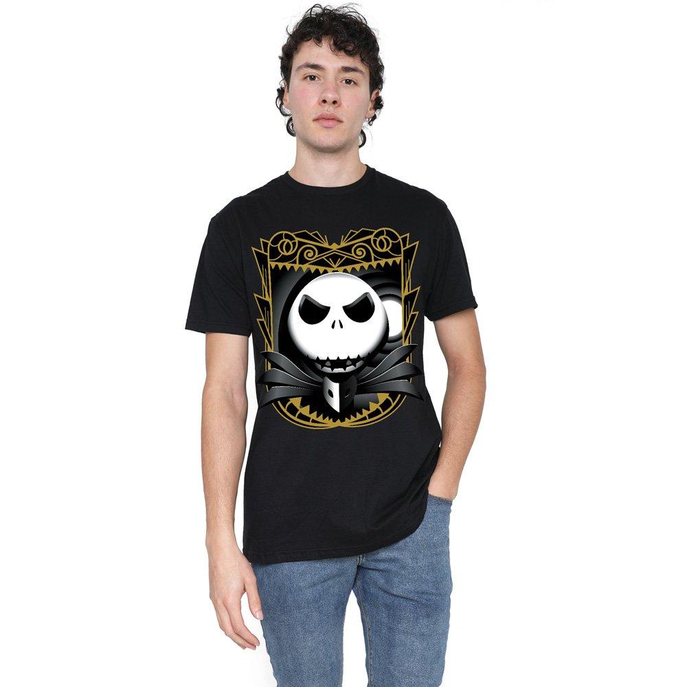 Black - The Nightmare before Christmas - Jack Skellington Shaded Mens T-Shirt Black - 1