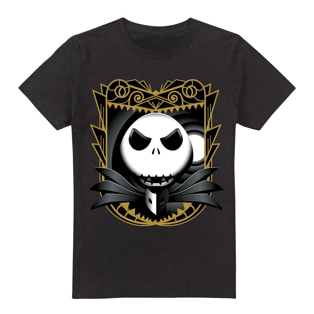 Black - The Nightmare before Christmas - Jack Skellington Shaded Mens T-Shirt Black - 4