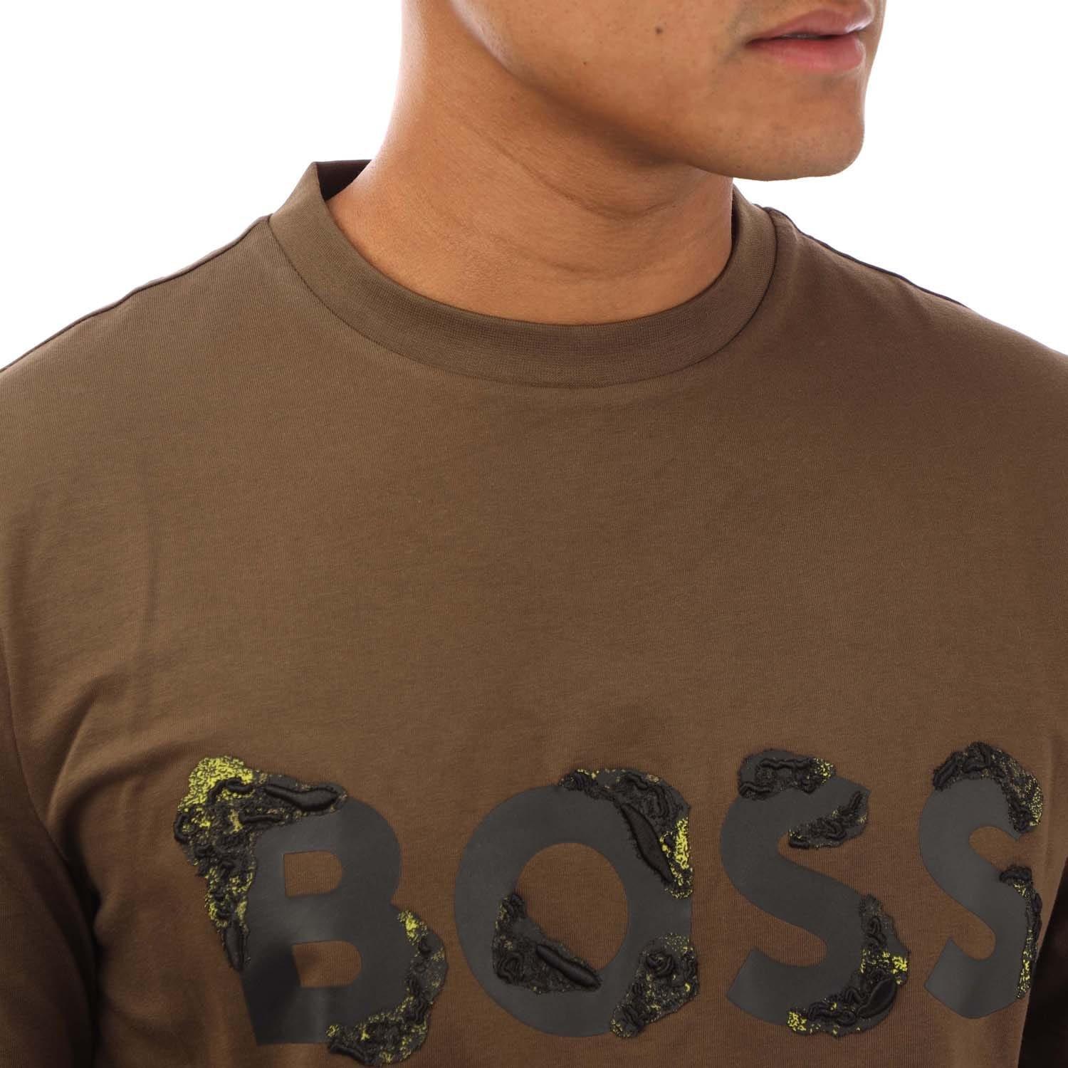 Green - Boss - Tiburt 42 Cotton Jersey T-Shirt - 2