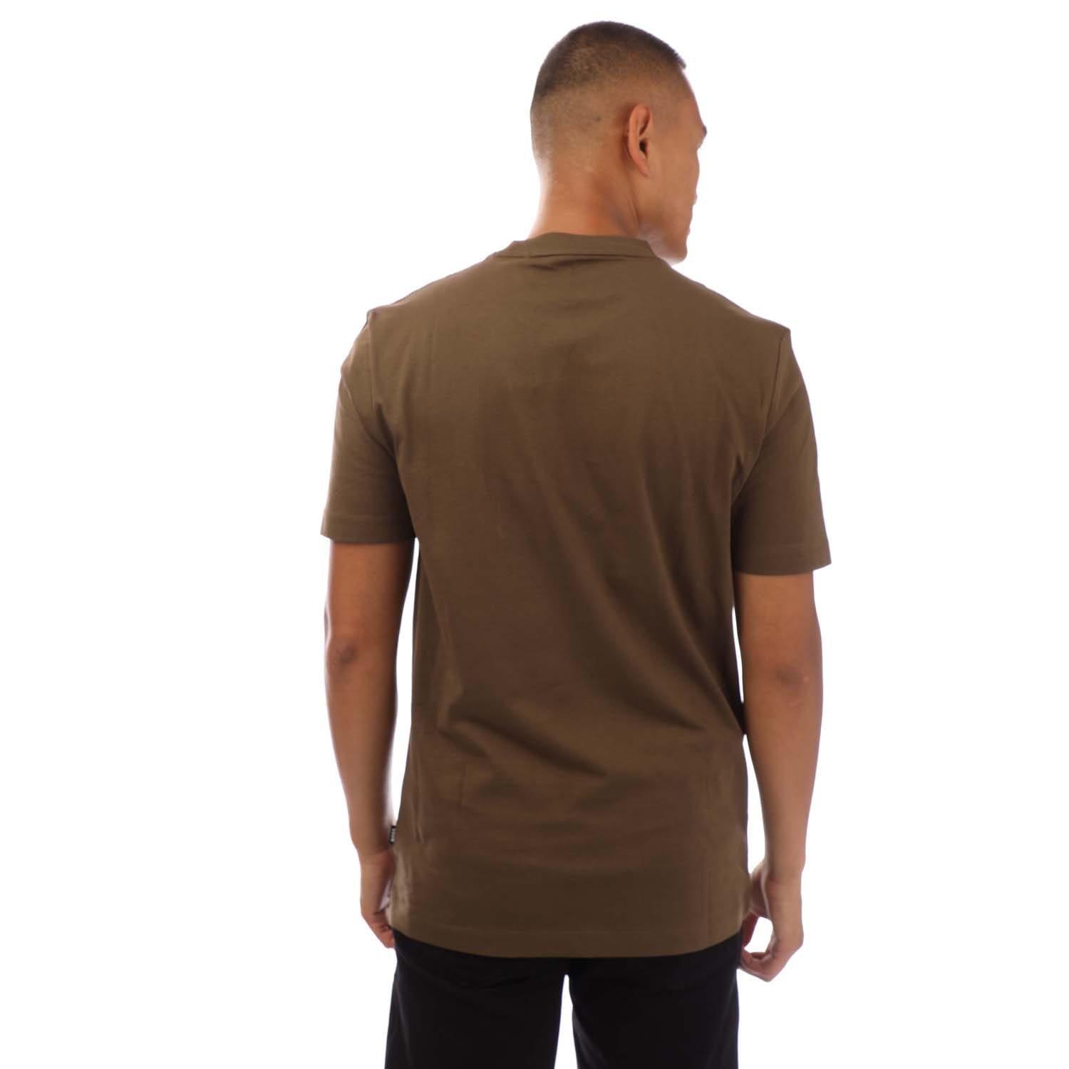 Green - Boss - Tiburt 42 Cotton Jersey T-Shirt - 3