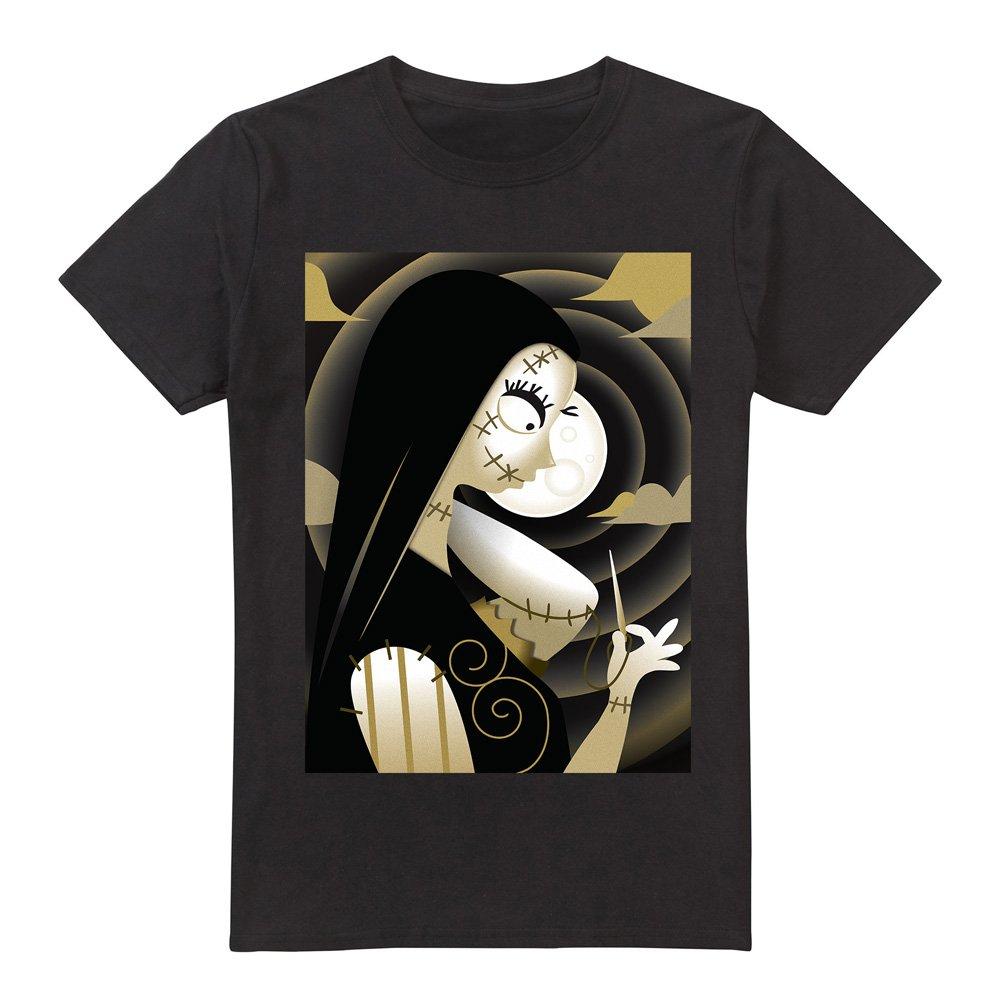Black - The Nightmare before Christmas - The Nightmare Before Christmas Sally Shaded Mens T - 4
