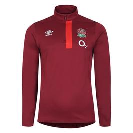 Umbro England Rugby Junior Half-zip Fleece