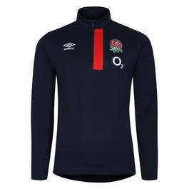 Umbro England Rugby Junior Half-zip Fleece